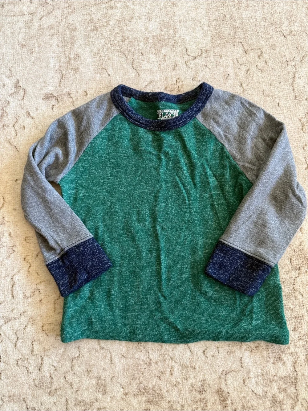 The Children’s Place - Kids Cozy Gray Drawstring Sweatpants and Shirt.